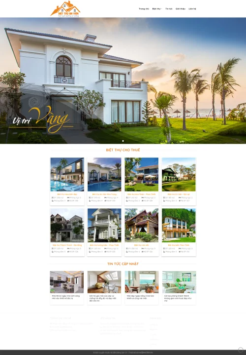 Mẫu Website Theme WordPress Bất Động Sản 13