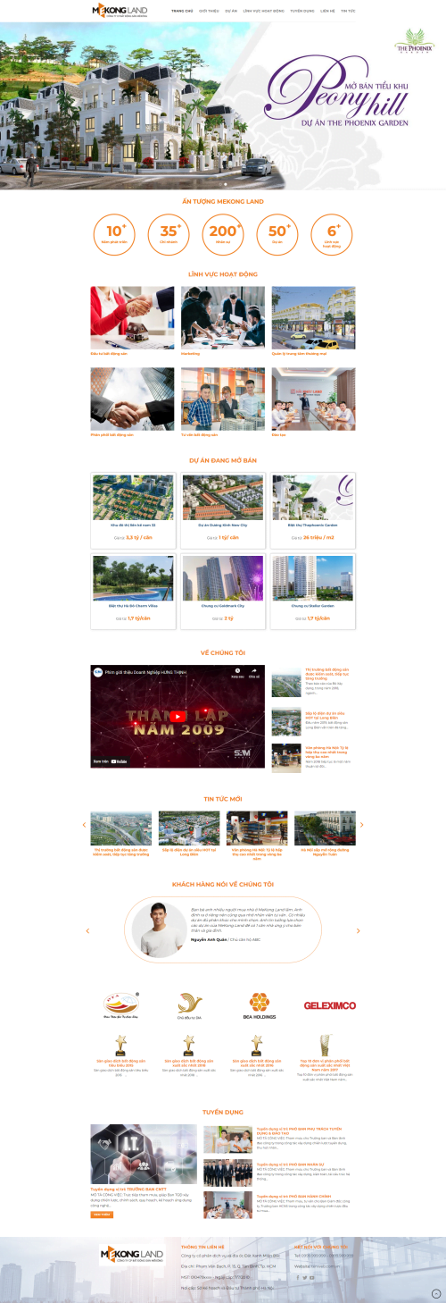 Mẫu Website Theme WordPress Bất Động Sản 11