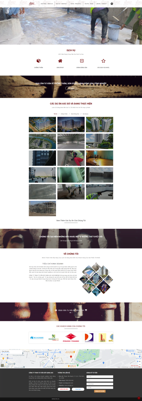 Mẫu Website Theme WordPress Xây Dựng 04