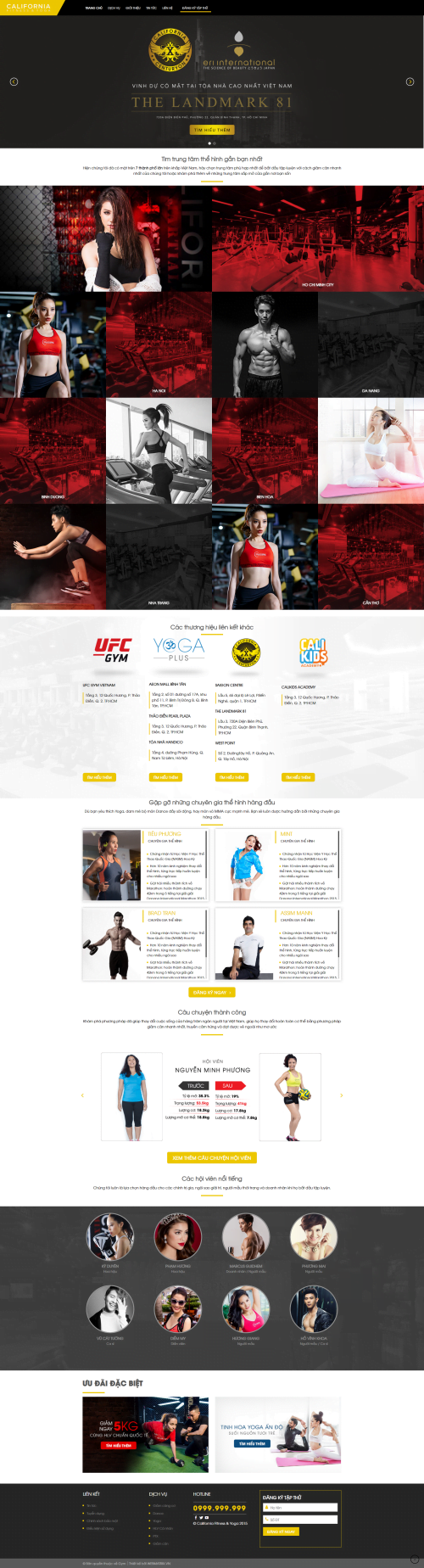 Mẫu Website Theme WordPress Gym