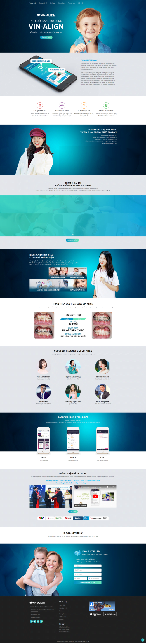 Mẫu Website Theme WordPress Nha Khoa 03