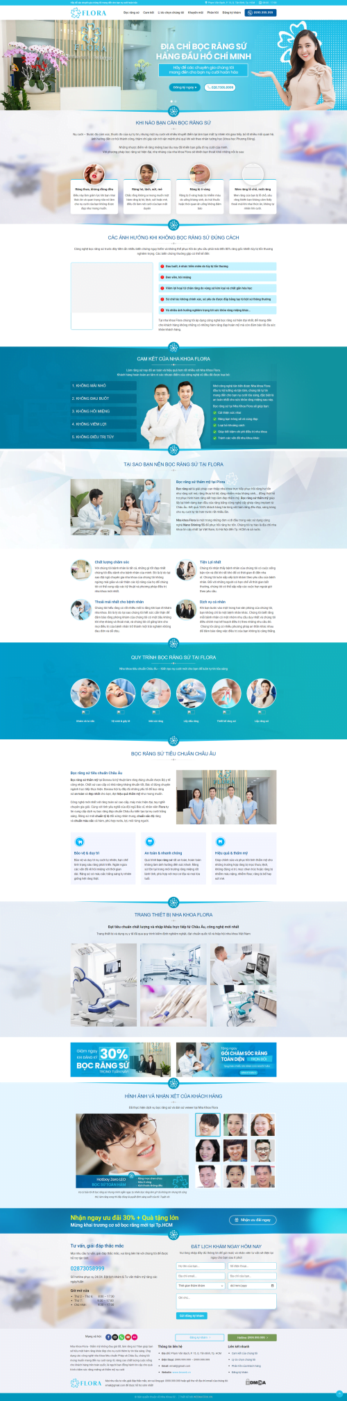 Mẫu Website Theme WordPress Nha Khoa 01