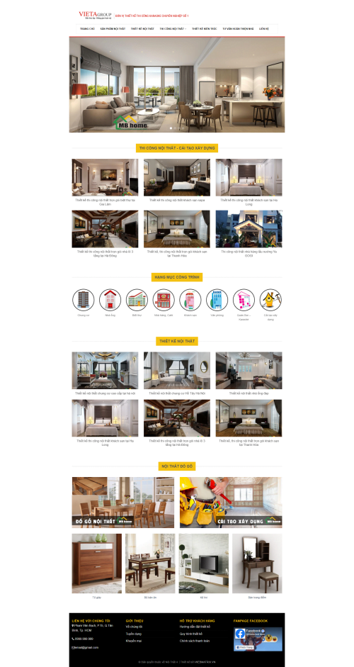 Mẫu Website Theme WordPress Bán Nội Thất 20