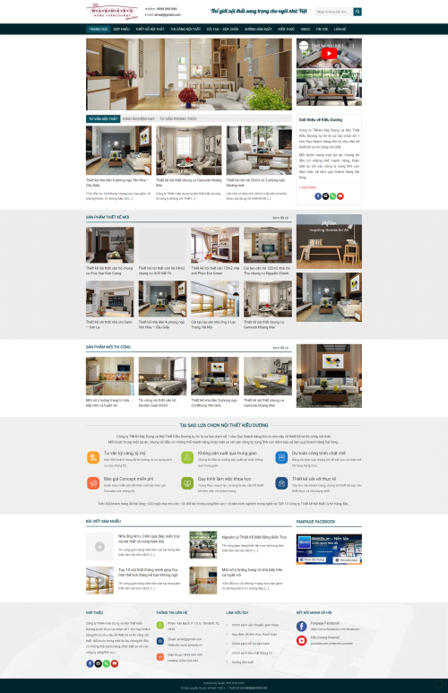 Mẫu Website Theme WordPress Bán Nội Thất 21