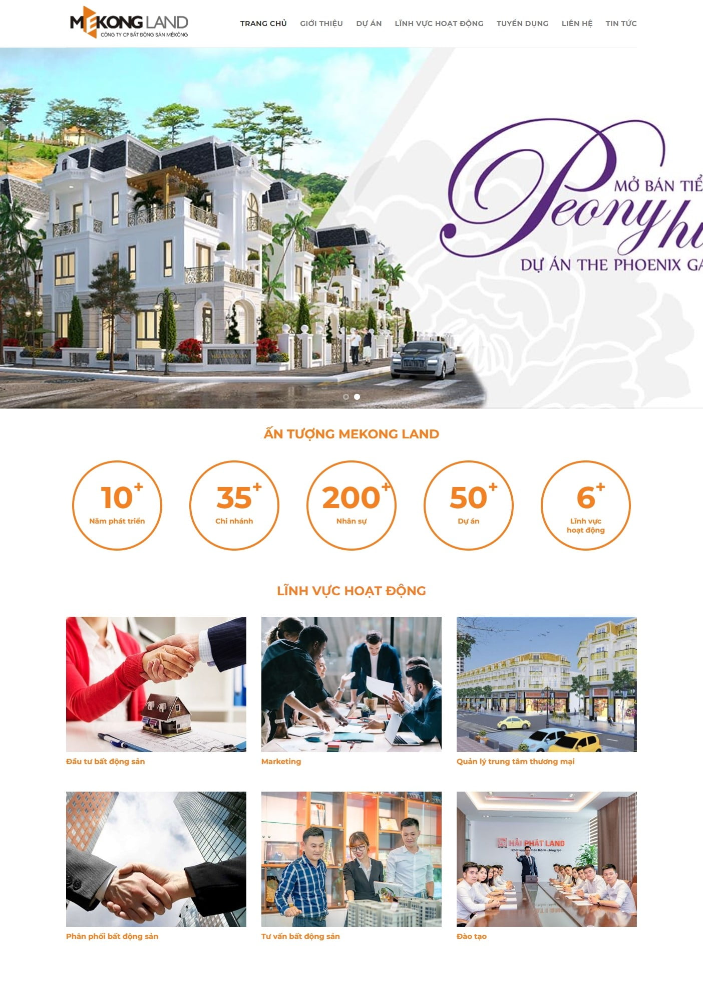 Mẫu Website Theme WordPress Bất Động Sản 11