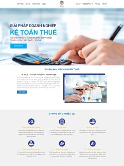 Mẫu Website Theme WordPress Công Ty Kế Toán 03