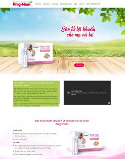 Mẫu Website Theme WordPress Thực Phẩm 09