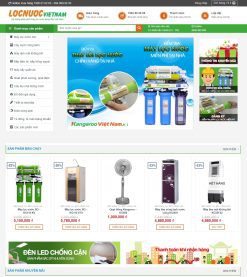 Mẫu Website Theme WordPress Máy Lọc Nước 01
