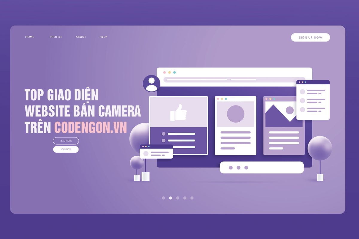05 mẫu giao diện Website bán Camera 10 05 mẫu giao diện Website bán Camera