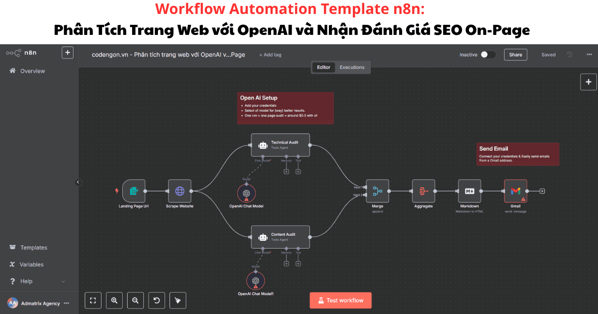 Workflow Automation Template n8n Phan Tich Trang Web voi OpenAI va Nhan Danh Gia SEO On Page